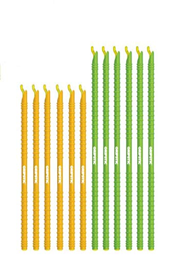 GripStic Bag Sealer - 12-Pack Large Reusable Bag Clips, Original Airtight & Waterproof Seal for Food Storage
