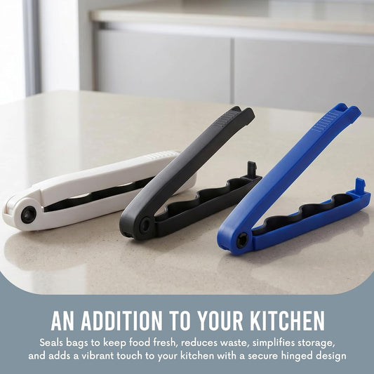 Twixit! Linden Sweden Mega Bag Clip - Keep Food Fresh, Prevent Spillage - Great for Storage and Organization - Microwave, Freezer and Dishwasher-Safe - BPA-Free