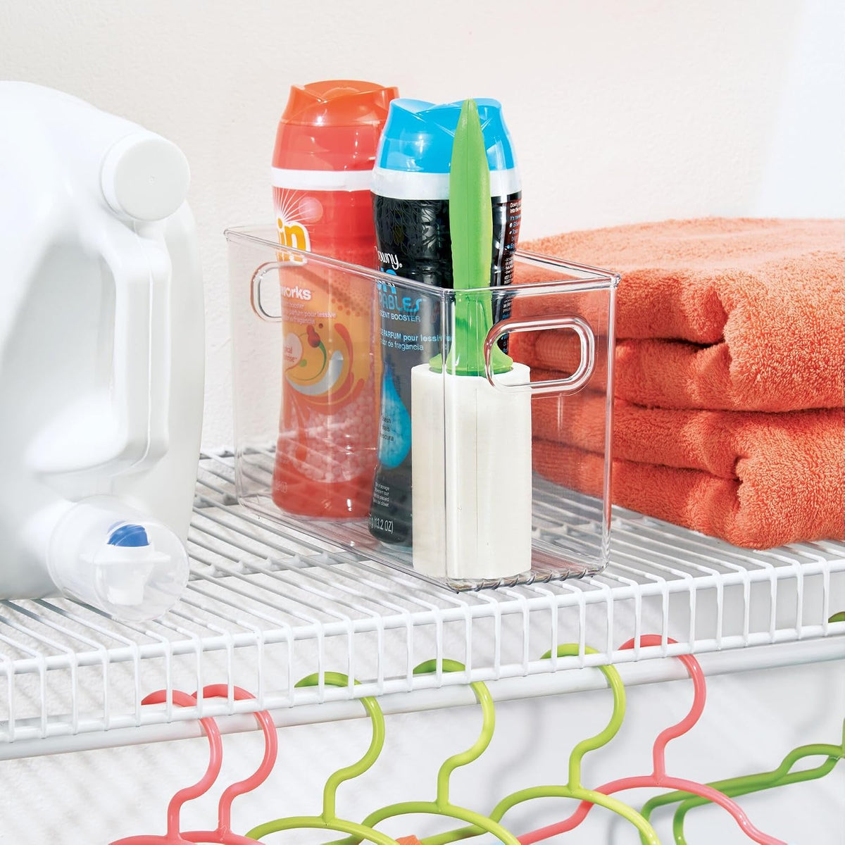 iDesign Slim Storage Bin, Tall Narrow