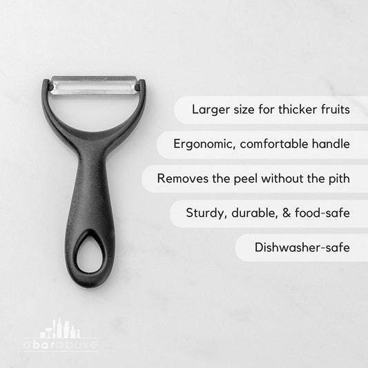 A Bar Above Citrus Peeler, Stainless Steel Fruit Peeler, Gold Finish