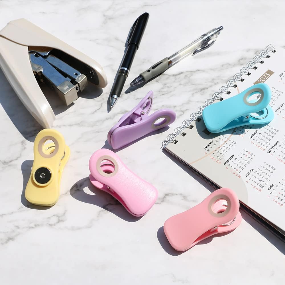 Magnetic Chip Clips 10pack Candy Colors, Grip & Seal