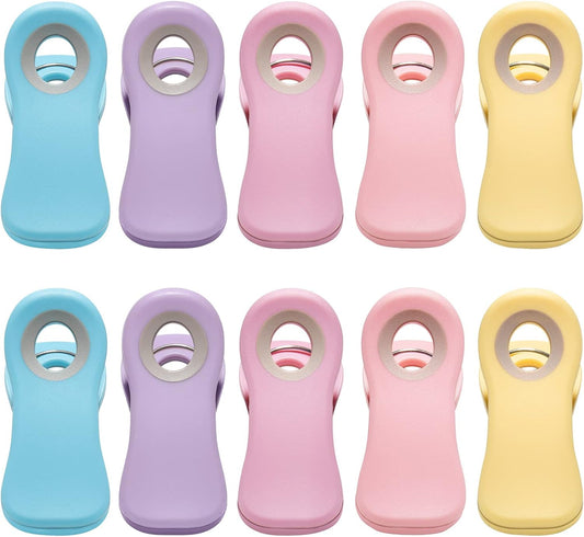 Magnetic Chip Clips 10pack Candy Colors, Grip & Seal
