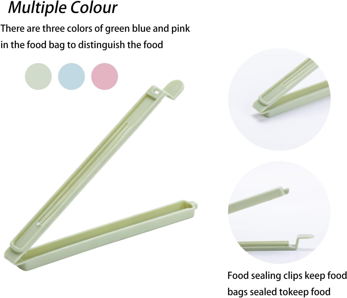 40 Pack Plastic Bag Sealing Clips, Large and Medium Food Chip Clips