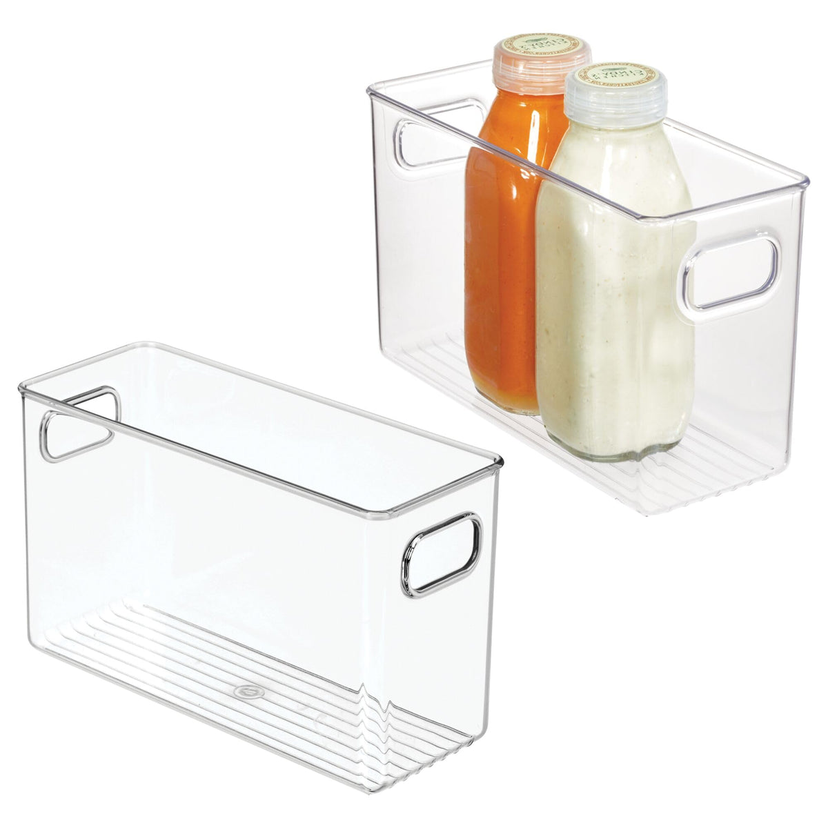 iDesign Slim Storage Bin, Tall Narrow