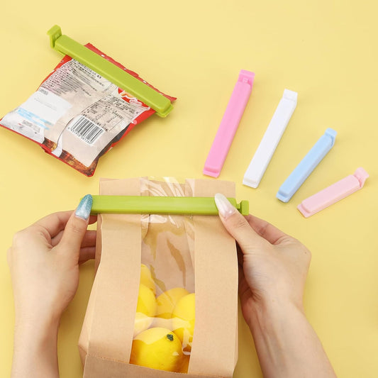 50Pcs Plastic Sealing Bag Chip Clips for Food Packages, Kitchen and Home
