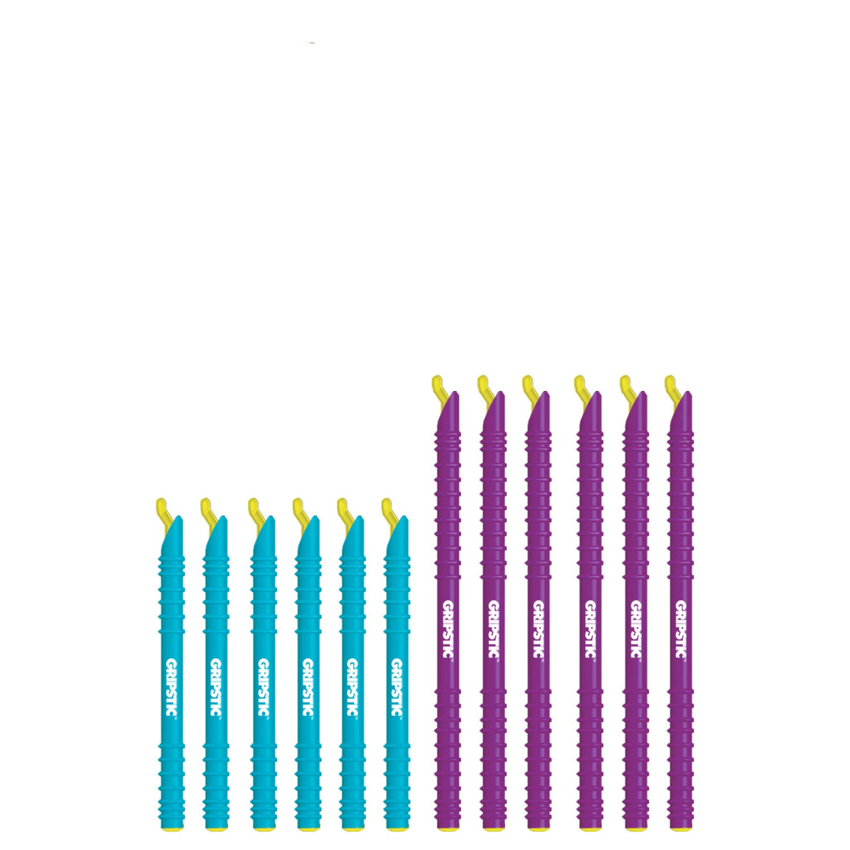 GripStic Bag Sealer – 12-Pack Medium Reusable Bag Clips, Original Airtight & Waterproof Seal for Food Storage, Chips & Kids Snacks